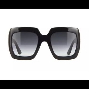 COPY - Gucci GG0053S 001 54mm Oversize Square Black Women Sunglasses